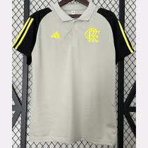 24-25 Flamengo Gray Polo Short Sleeve(有领)