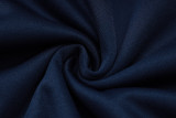 24-25 France Royal blue Hoodie Half Pull Tracksuit #F591半拉连帽