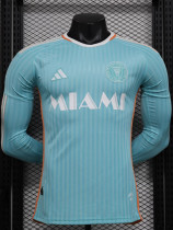 24-25 Inter Miami Third Long Sleeve Player Version Soccer Jersey (长袖球员)