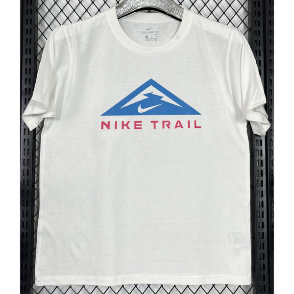 T255 NK White High Quality Casual T-Shirt #三角山