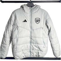 24-25 ARS White Hooded Cotton Coat #棉衣