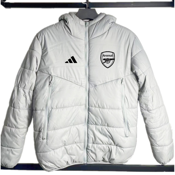 24-25 ARS White Hooded Cotton Coat #棉衣