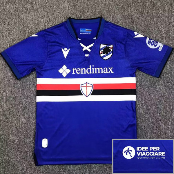 24-25 Sampdoria Home Fans Soccer Jersey