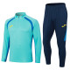 2024 JOM Light blue Half Pull Tracksuit (半拉链)
