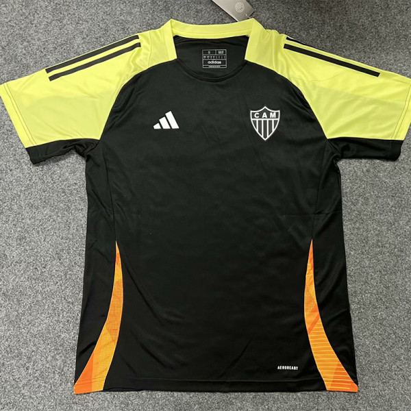 25-26 Atletico Mineiro Black Training shirts *黄袖