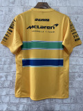 2024 McLaren Yellow T-Shirts Racing Suit (圆领)