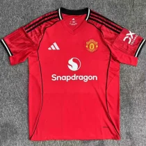 25-26 Man Utd Home Fans Soccer Jersey