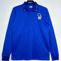 1994 Italy Home Long Sleeve Retro Soccer Jersey (长袖)