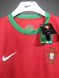 2012 Portugal Home Player Version 长袖球员 Long Sleeve Retro Soccer Jersey