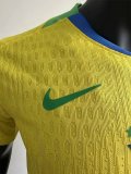25-26 Brazil W Home Player Version Soccer Jersey #带星