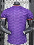 24-25 Man Utd Purple Special Edition Player Version Training shirts *翻领