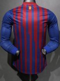 2011-2012 BAR Home Player Version 长袖球员 Long Sleeve Retro Soccer Jersey