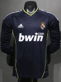 2010-2011 RMA Away Player Version 长袖球员 Long Sleeve Retro Soccer Jersey