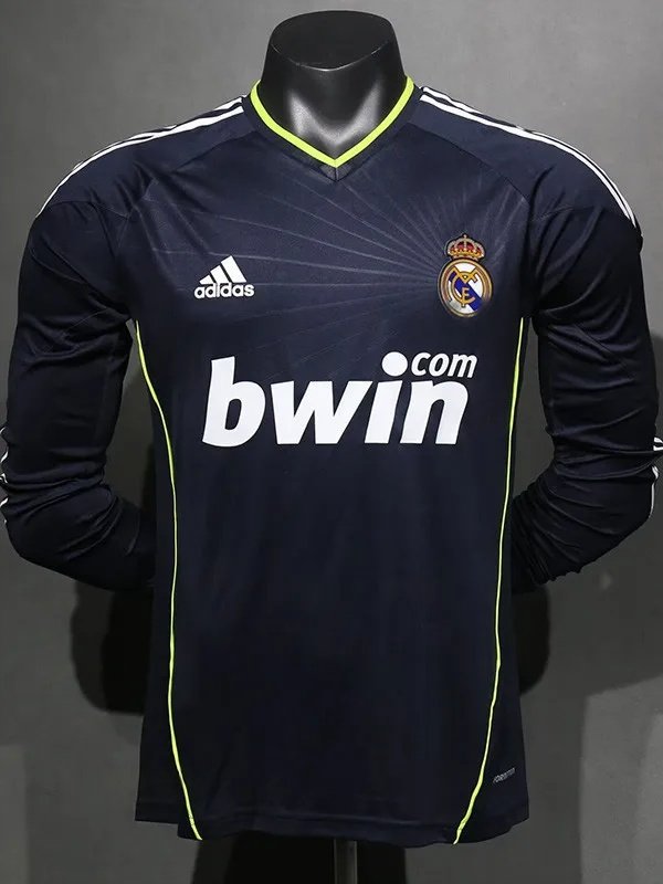 2010-2011 RMA Away Player Version 长袖球员 Long Sleeve Retro Soccer Jersey