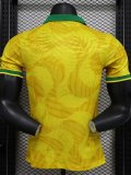 24-25 Brazil Comma Yellow Special Edition Player Version Soccer Jersey