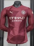 24-25 Man City Third Long Sleeve Player Version Soccer Jersey (长袖球员)