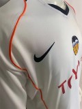 2004-2005 Valencia Home Retro Soccer Jersey