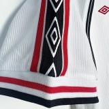 1998 Man Utd White Retro Retro Soccer Jersey