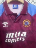 1990 Aston Villa Home Retro Soccer Jersey