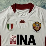 2001-2002 Roma Away Retro Long Sleeve Soccer Jersey (长袖)
