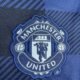 2013-2014 Man Utd Away Long Sleeve Retro Soccer Jersey (长袖)