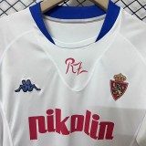 2001-2002 Zaragoza Home Retro Soccer Jersey