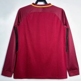 2017-2018 Roma Home Long Sleeve Retro Soccer Jersey (长袖)
