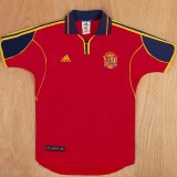 2000 Spain Home Retro Soccer Jersey