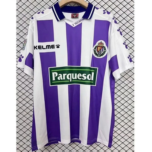 1995-1996 Valladolid Home Retro Soccer Jersey *带章
