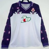 1992-1993 Fiorentina Away Retro Long Sleeve Soccer Jersey (长袖)