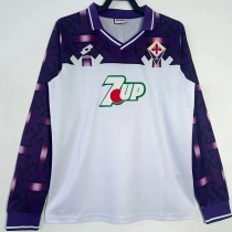 1992-1993 Fiorentina Away Retro Long Sleeve Soccer Jersey (长袖)