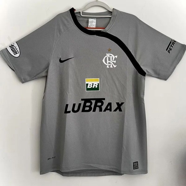 2002-2003 Flamengo GoalKeeper Grey Retro Soccer Jersey