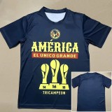 24-25 Club America Royal Blue Champion Training shirts *背后没图案
