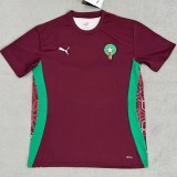 24-25 Morocco Red Training shirts