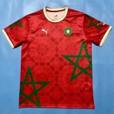24-25 Morocco Red Special Edition Fans Soccer Jersey