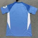 25-26 RMA Blue GoalKeeper Fans Soccer Jersey