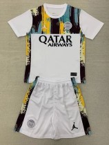 24-25 PSG White Concept Edition Kids Soccer Jersey