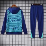 24-25 Brazil Blue Hoodie Tracksuit (卫衣套装)