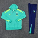 24-25 Brazil Light green Hoodie Tracksuit (卫衣套装)