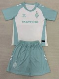 24-25 Werder Bremen Away Kids Soccer Jersey