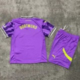 24-25 Dortmund Purple Special Edition Kids Soccer Jersey