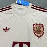 24-25 Bayern Apricot 125th Anniversary Fans Soccer Jersey *杏色