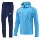 24-25 Man City Light blue Hoodie Jacket Tracksuit #01