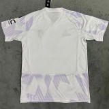 25-26 Man Utd White Purple Fans Soccer Jersey