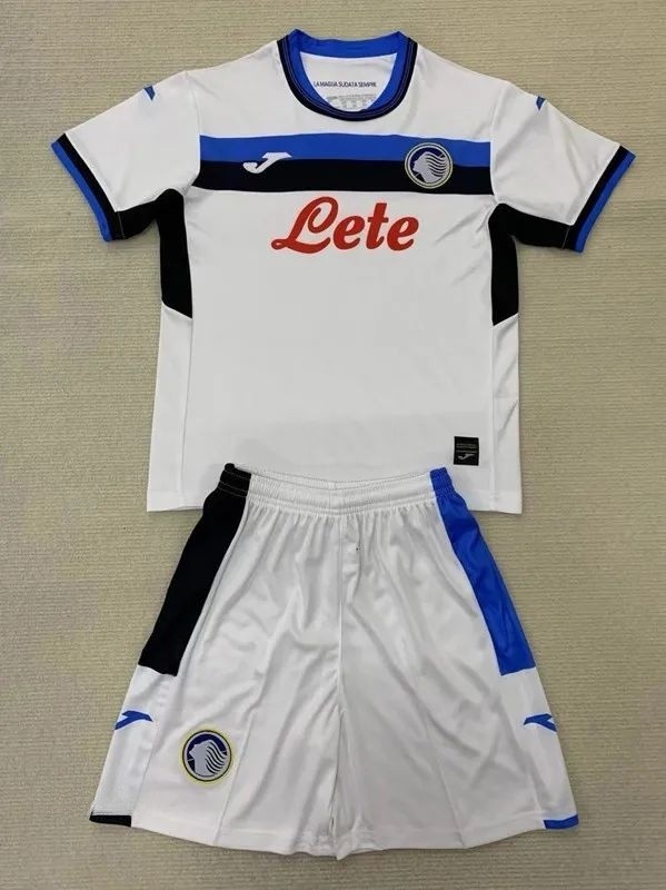 24-25 Atalanta Away Kids Soccer Jersey