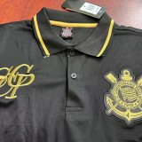 25-26 Corinthians Black Polo Short Sleeve