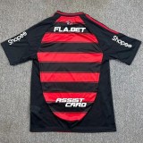 25-26 Flamengo Home Fans Soccer Jersey (Print All Sponsor )