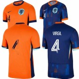 24-25 Netherlands Home Long Sleeve Soccer Jersey (长袖)