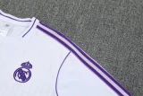 2025-26 Real Madrid White Training Short Suit