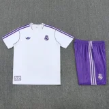 2025-26 Real Madrid White Training Short Suit
